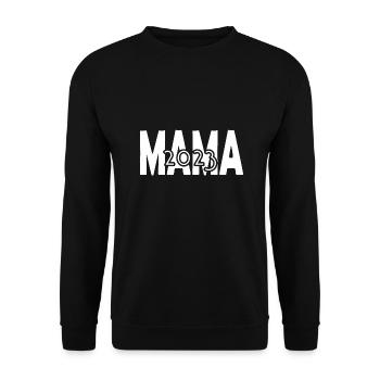 Mom 2023, Becoming a mother, Parents, Pregnancy - Unisex Sweatshirt - black - Front - Alina (178cm) & Michal (187cm)