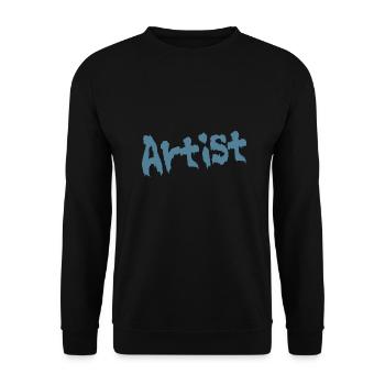 Artist - Unisex Sweatshirt - black - Front - Alina (178cm) & Michal (187cm)
