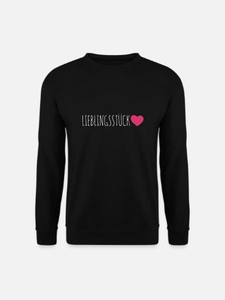 Lieblingsstück besonderer Mensch - Unisex Pullover - Schwarz