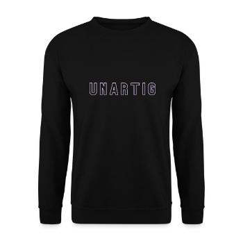 UNARTIG - Unisex Pullover - Schwarz - Vorne - Alina (178cm) & Michal (187cm)