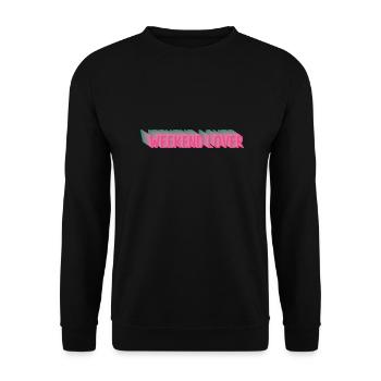 Weekend Lover - Unisex Sweatshirt - black - Front - Alina (178cm) & Michal (187cm)
