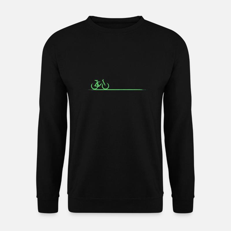 Fahrrad Fahrradfahren Fahrradkurier - Unisex Pullover - Schwarz