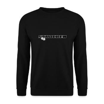 Schocken - Unisex Pullover - Schwarz - Vorne - Alina (178cm) & Michal (187cm)
