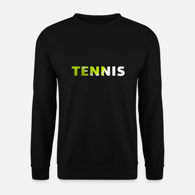 Tennis-originelle Geschenkidee - Unisex Pullover - Schwarz