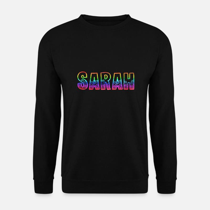 sarah rs regenbogen - Unisex Pullover - Schwarz