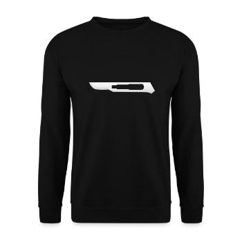 medicine. Scalpel Blades, Scalpel, Surgeon Doctor - Unisex Sweatshirt - black - Front - Alina (178cm) & Michal (187cm)