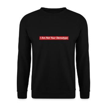 Bayern Fussball sprüche fun lustig Berg Mountain - Unisex Pullover - Schwarz - Vorne - Alina (178cm) & Michal (187cm)