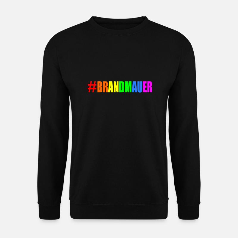 brandmauer - Unisex Pullover - Schwarz