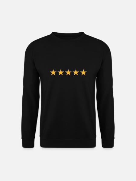 5 stjerner anmeldelse - 5 stjerner anmeldelse tom - Unisex sweater - sort