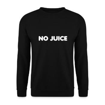 Gym No Juice Clean Bodybuilding - Unisex Pullover - Schwarz - Vorne - Alina (178cm) & Michal (187cm)