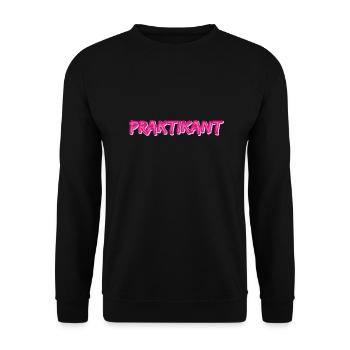 Job Intern - Unisex Sweatshirt - black - Front - Alina (178cm) & Michal (187cm)