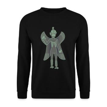 Démon Pazuzu - Sweat-shirt Unisexe - noir - Devant - Alina (178cm) & Michal (187cm)