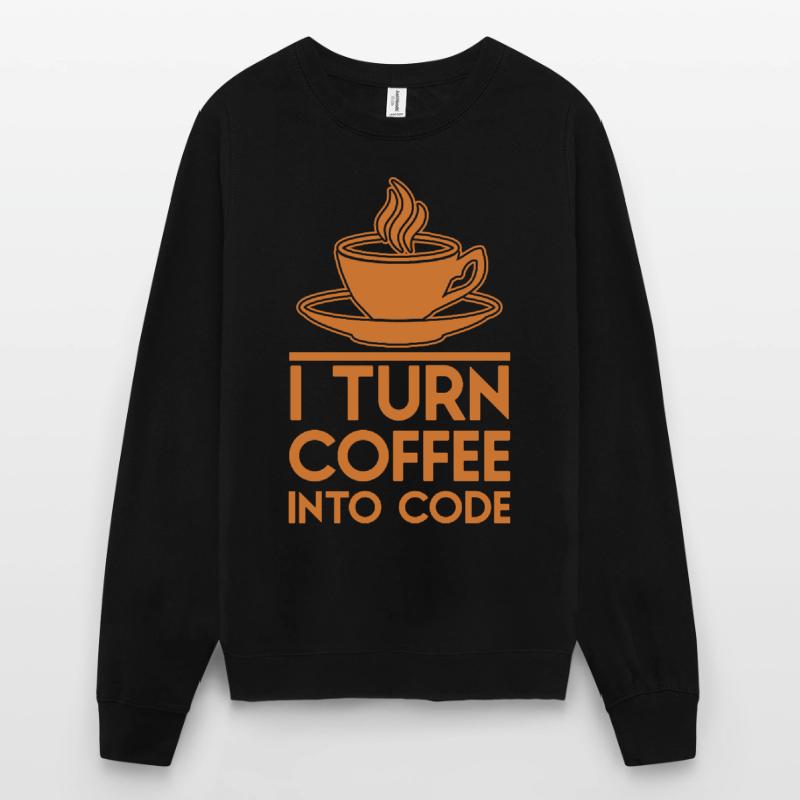 Code de codeur de programmation de cadeau de chemise de HTML de Java Sweat-shirt Unisexe