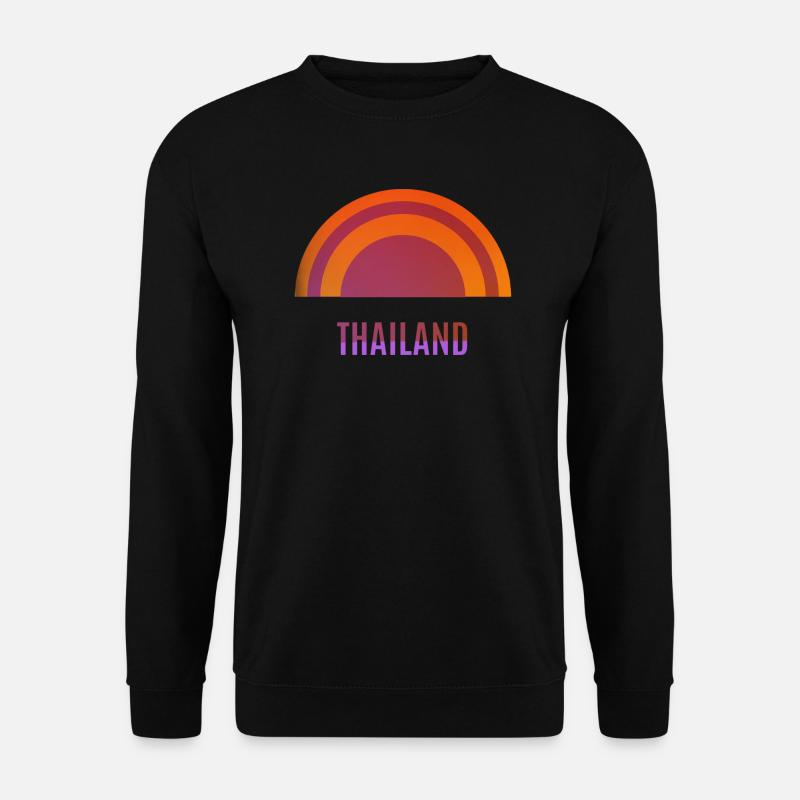 Thailand Urlaub Sonne Strand - Unisex Pullover - Schwarz