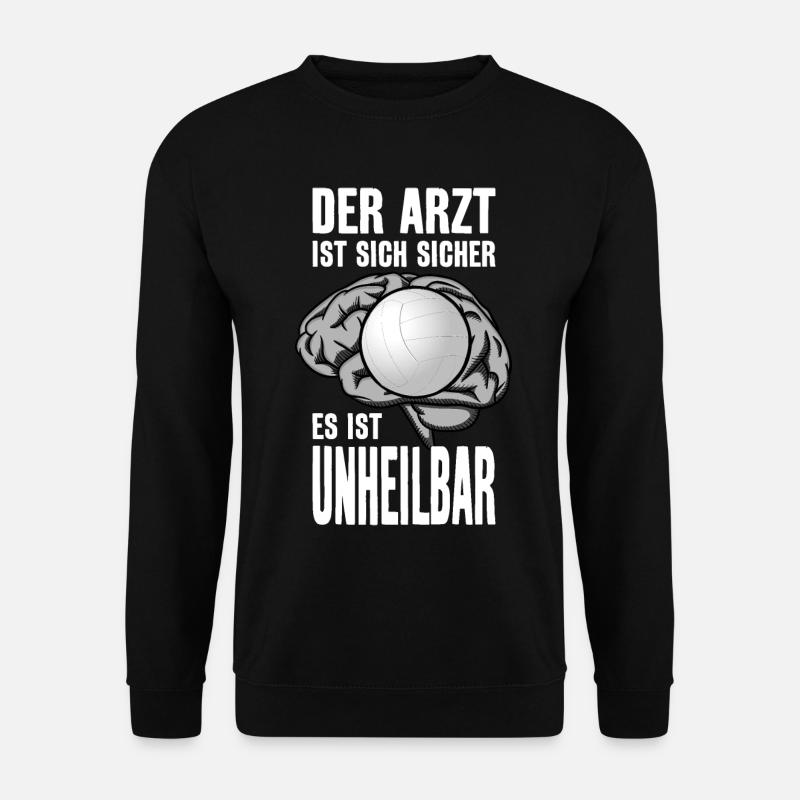 VOLLEYBALL VOLLEYBALLER - Unisex Pullover - Schwarz