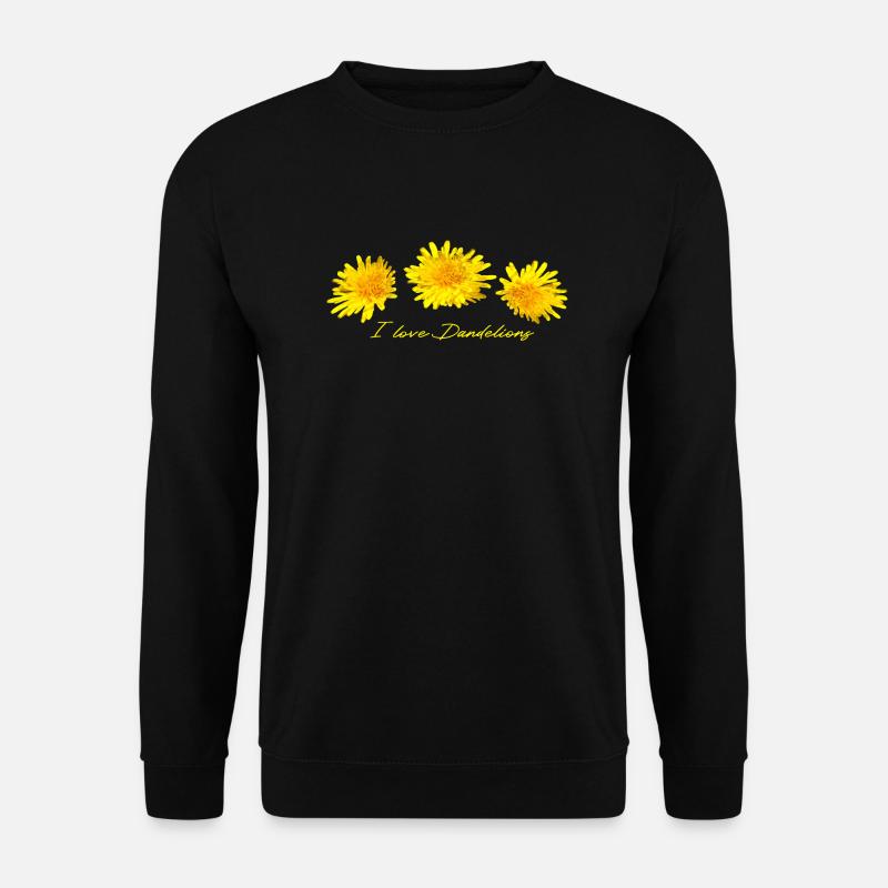 Löwenzahn Pusteblume Löwenzähmer - Unisex Pullover - Schwarz