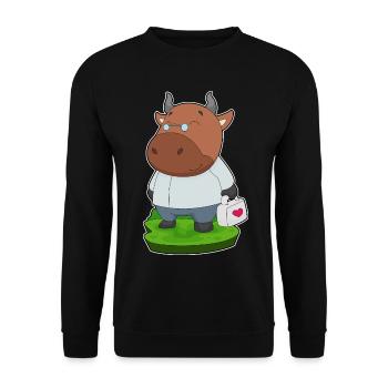 Bull Doctor First Aid Kit - Unisex Sweatshirt - black - Front - Alina (178cm) & Michal (187cm)