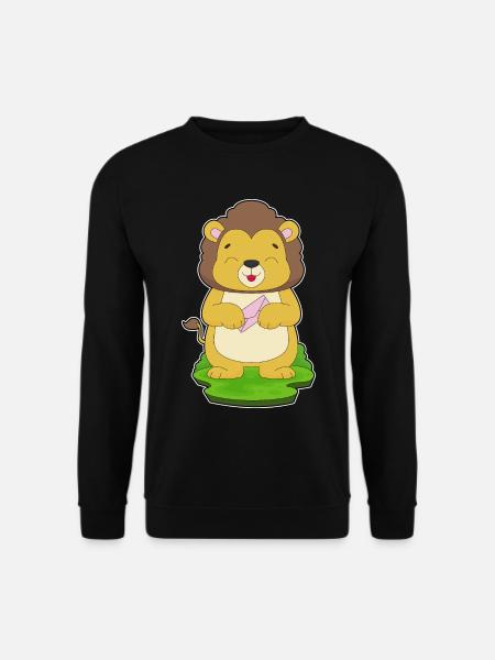 Lion Letter - Unisex Sweatshirt - black