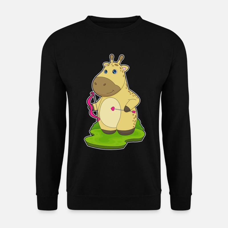 Flèche d’arc d’arc girafe - Sweat-shirt Unisexe - noir
