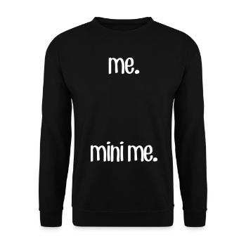 Me & M Me - Unisex Sweatshirt - black - Front - Alina (178cm) & Michal (187cm)