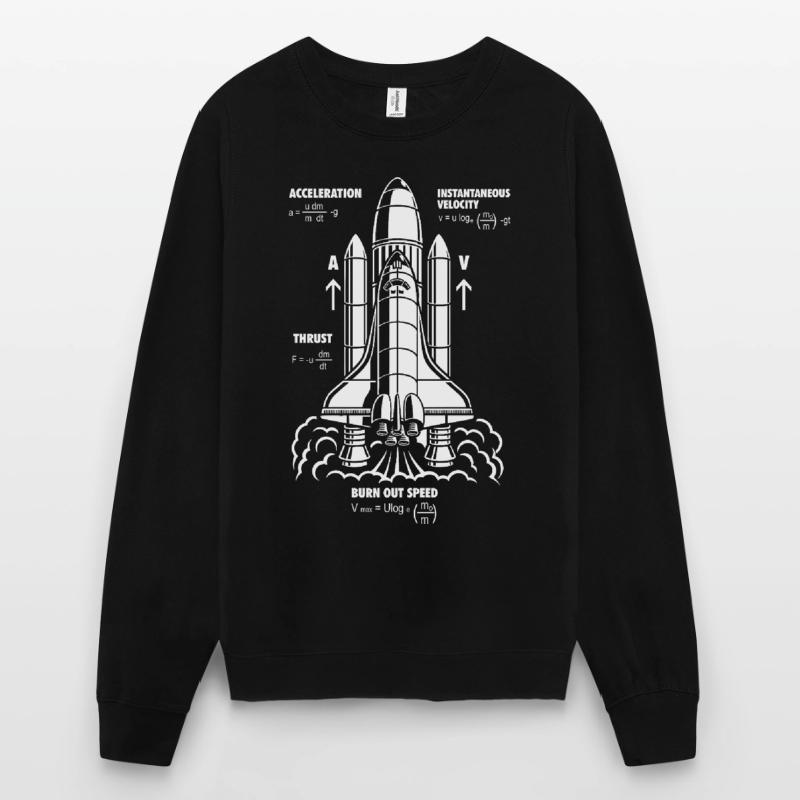 Rocket Propulsion Formula Nerdy STEM Rocket Gift Unisex Sweatshirt