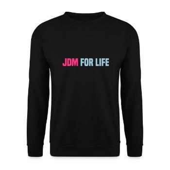 JDM for Life - Sweat-shirt Unisexe - noir - Devant - Alina (178cm) & Michal (187cm)