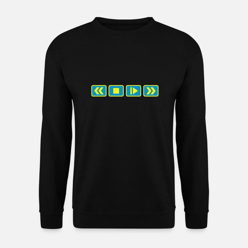 play_button_2_f2 - Unisex Pullover - Schwarz