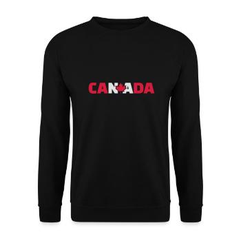 Kanada - Unisex Pullover - Schwarz - Vorne - Alina (178cm) & Michal (187cm)