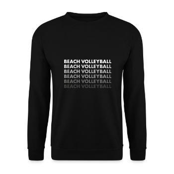 Sports Volleyball de plage - Sweat-shirt Unisexe - noir - Devant - Alina (178cm) & Michal (187cm)