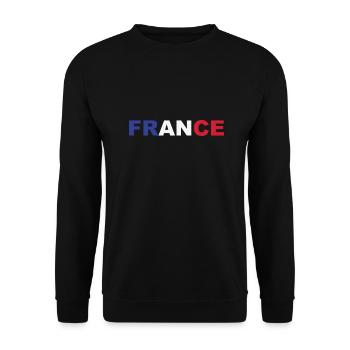 France - Unisex Pullover - Schwarz - Vorne - Alina (178cm) & Michal (187cm)