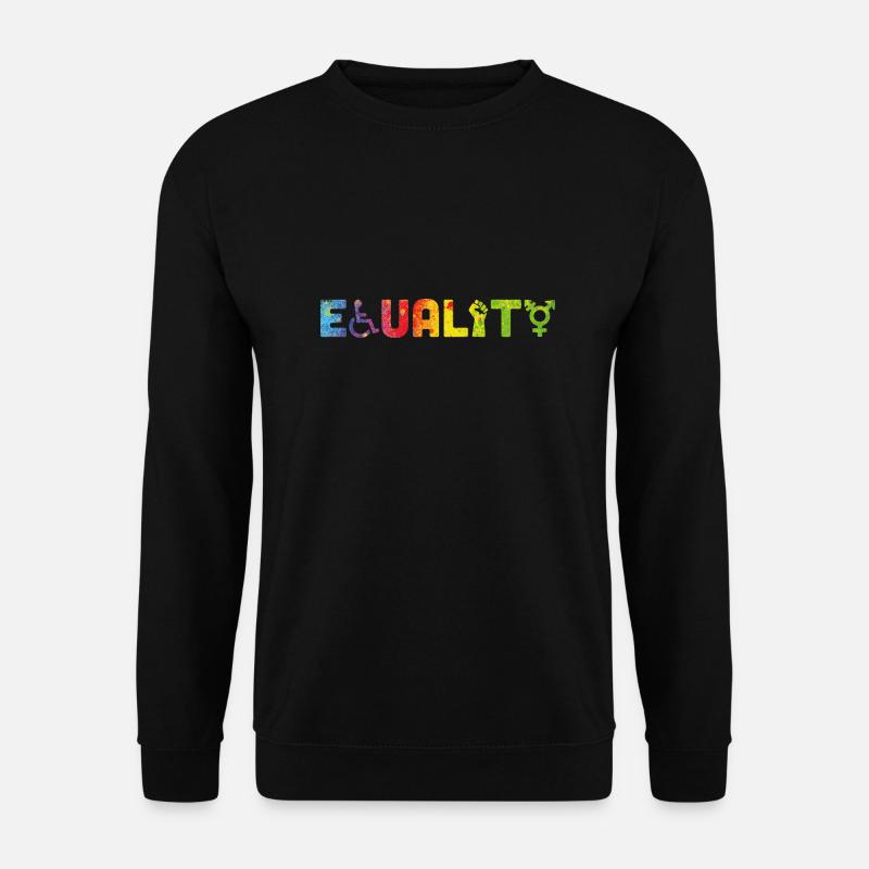 equality - Unisex Pullover - Schwarz