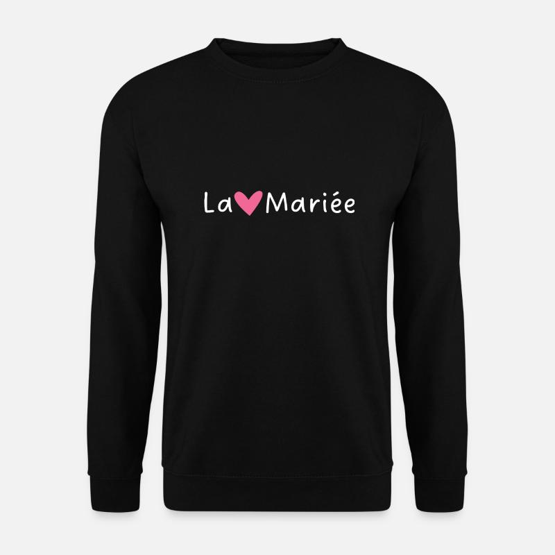 The Bride Pink Heart - Unisex Sweatshirt - black