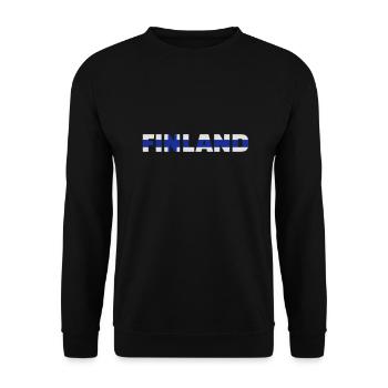 Finland - Sweat-shirt Unisexe - noir - Devant - Alina (178cm) & Michal (187cm)