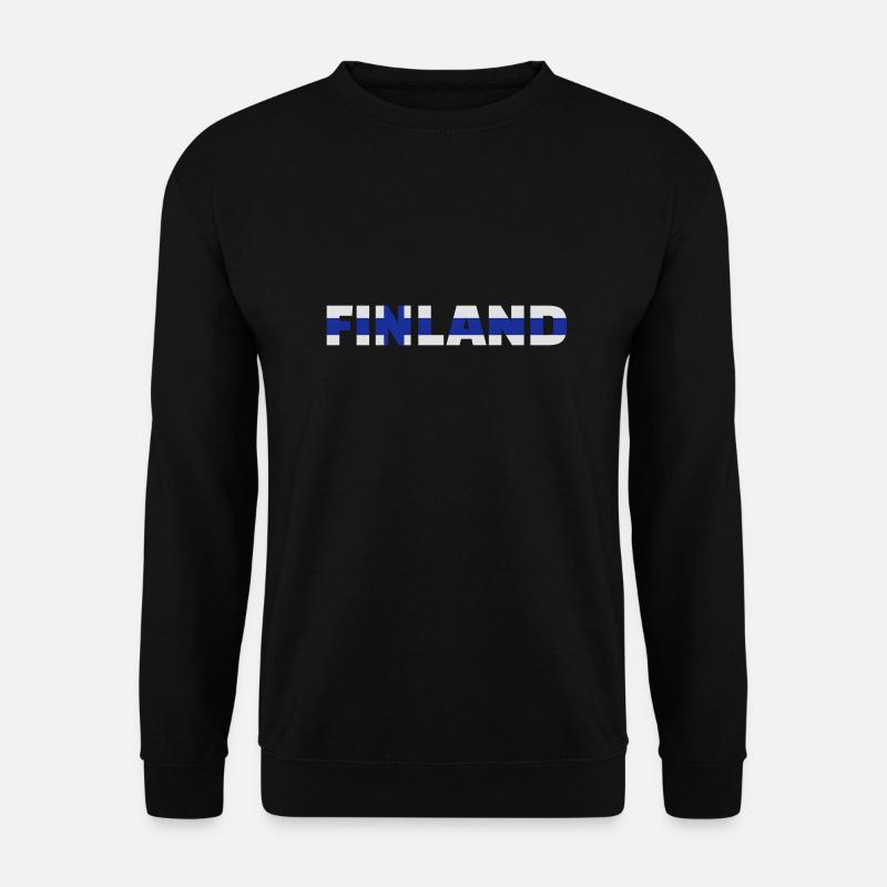 Finnland - Unisex Pullover - Schwarz