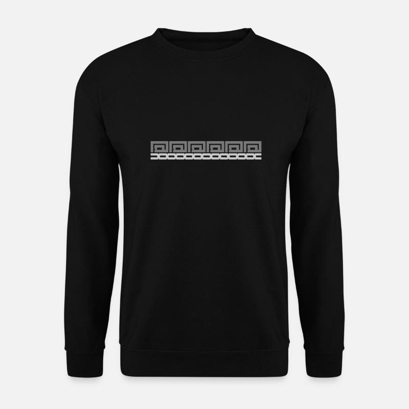 Line Stripe Pattern - Unisex Sweatshirt - black