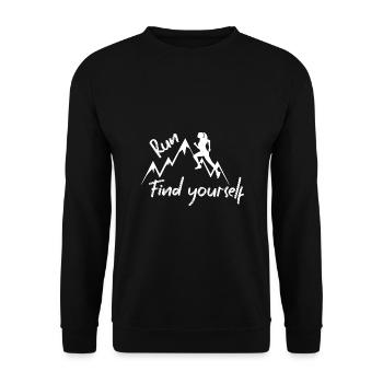 Trail Running - Sweat-shirt Unisexe - noir - Devant - Alina (178cm) & Michal (187cm)