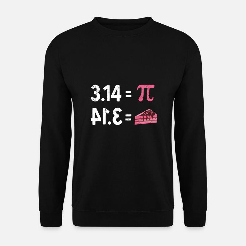 Math 3,14 = Pie Pi - Unisex Pullover - Schwarz