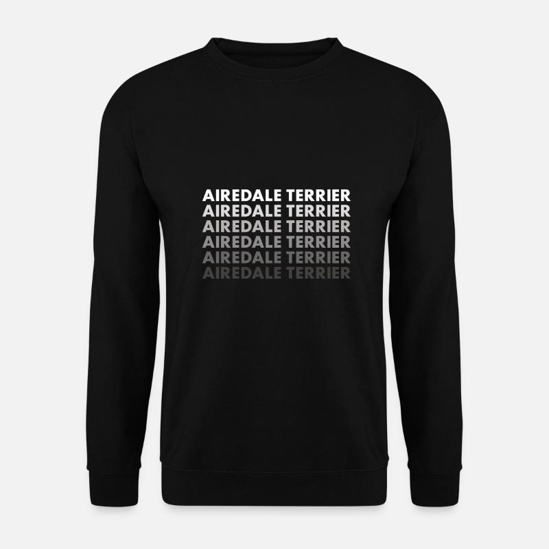 Airedale Terrier - Unisex Pullover - Schwarz