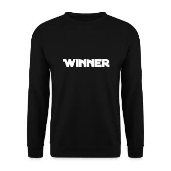 Winner - Unisex Pullover - Schwarz - Vorne - Alina (178cm) & Michal (187cm)