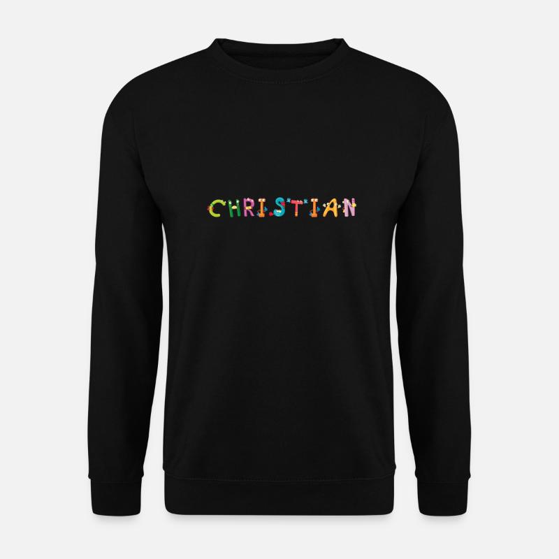 Christian - Unisex Pullover - Schwarz