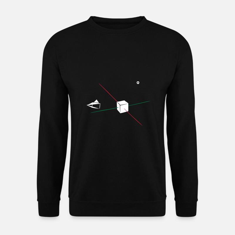 Blender-Standardansicht - Unisex Pullover - Schwarz