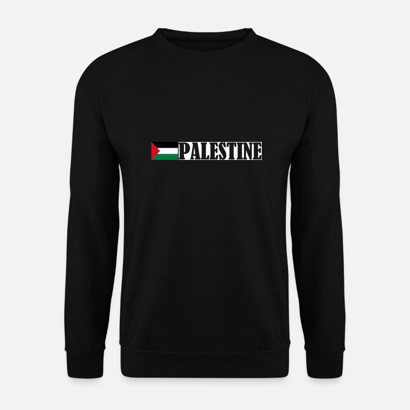 Free Palestine - Unisex Pullover - Schwarz