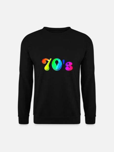 70s | Seventies | Decade | Symbol - Unisex Sweatshirt - black