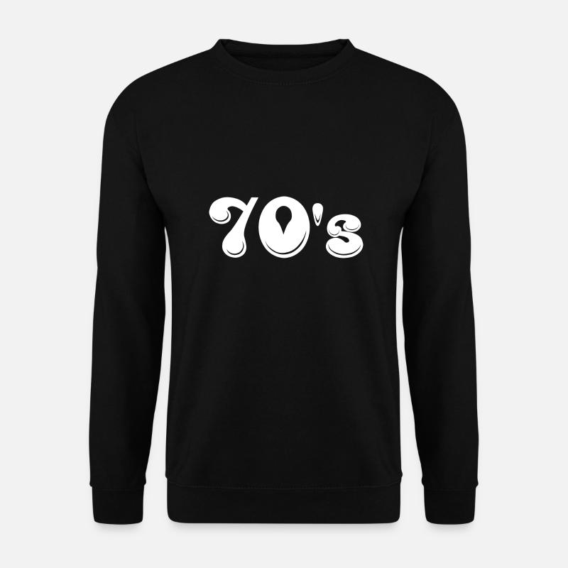 70s | Seventies | Decade | Symbol - Unisex Sweatshirt - black