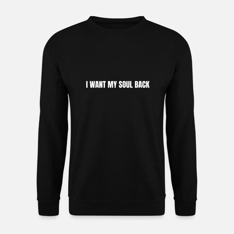 Seele - Unisex Pullover - Schwarz