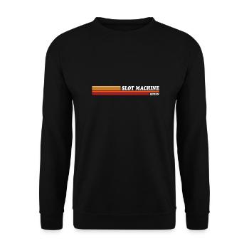 Slot Machine Queen Retro - Unisex Sweatshirt - black - Front - Alina (178cm) & Michal (187cm)