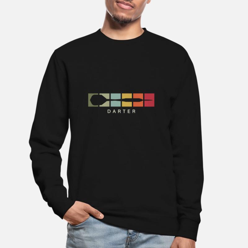 vintage Darter Darts Spruch Unisex Pullover
