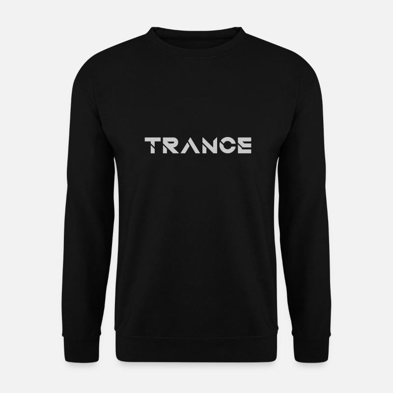 Lettering Trance Design Logo - Unisex Sweatshirt - black