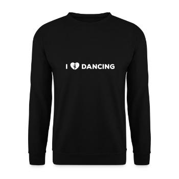 Danse Musique de danse - Sweat-shirt Unisexe - noir - Devant - Alina (178cm) & Michal (187cm)