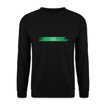 Color blob splash paint painter gift stripes green - Unisex Sweatshirt - black - Front - Alina (178cm) & Michal (187cm)